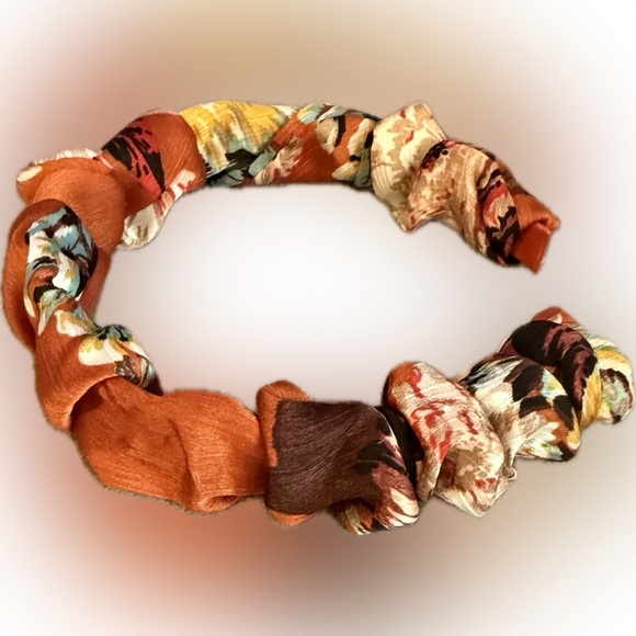🧡🤎💛Floral Twist Headband/NWOT🧡🤎💛 - Picture 3 of 4